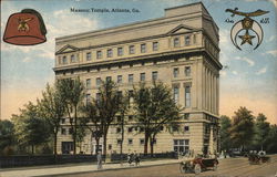 Masonic Temple Atlanta, GA Postcard Postcard Postcard