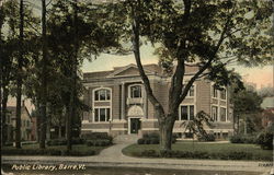 Public Library Barre, VT Postcard Postcard Postcard