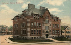 Mathewson School Barre, VT Postcard Postcard Postcard