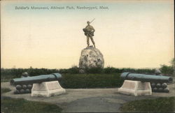 Soldier's Monument, Atkinson Park Newburyport, MA Postcard Postcard Postcard