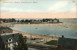 Fisherman's Beach Swampscott, MA Postcard Postcard Postcard