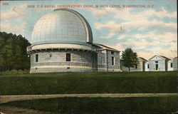 New U.S. Naval Observatory Dome, 36-inch Lense Postcard