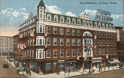 Hotel Sheldon El Paso, TX Postcard Postcard Postcard