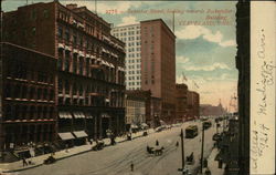 Superior Street, looking towards Rockefeller Building Cleveland, OH Postcard Postcard Postcard