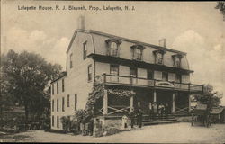 Lafayette House New Jersey Postcard Postcard Postcard