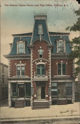 The Newton Opera House and Post Office Postcard