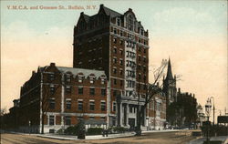 Y.M.C.A. and Genesee St. Buffalo, NY Postcard Postcard Postcard