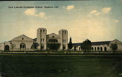 New Lincoln Grammar School Madera, CA Postcard Postcard Postcard