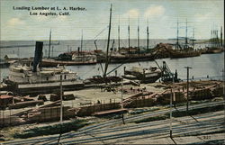 Loading Lumber at L.A. Harbor Loading Lumber at L.A. Harbor