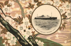 N. Y. K. Line M. S. "Chichibu Maru" Boats, Ships Postcard Postcard Postcard