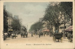 Boulevard des Italiens Postcard