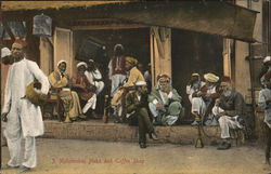 A Mahomedan Huka and Coffee Shop Postcard