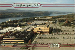Aerial View of Main IBM Plant Located on South Road, Rte. 9 Poughkeepsie New York