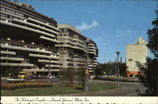 The Watergate Complex, Howard Johnson's Motor Inn Washington District of Columbia