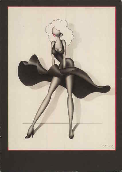 Stylized Marilyn Monroe Dave Fisher Actresses
