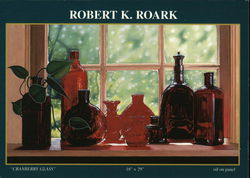 Cranberry Glass by Robert K. Roark Art
