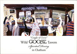 Gaggle of Geese, Wild Goose Tavern Cape Cod Massachusetts