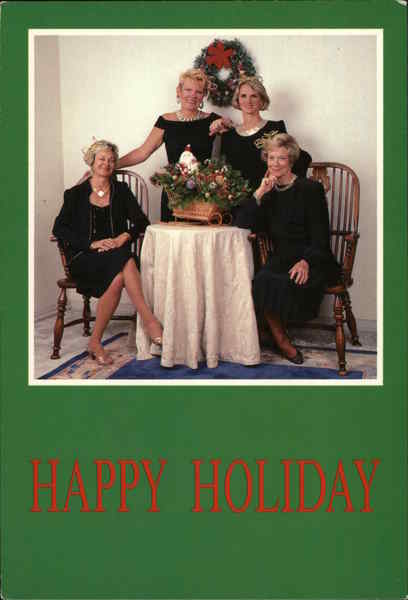 Happy Holiday - Four Women at Table - O. P. Gershwins Norcross Georgia