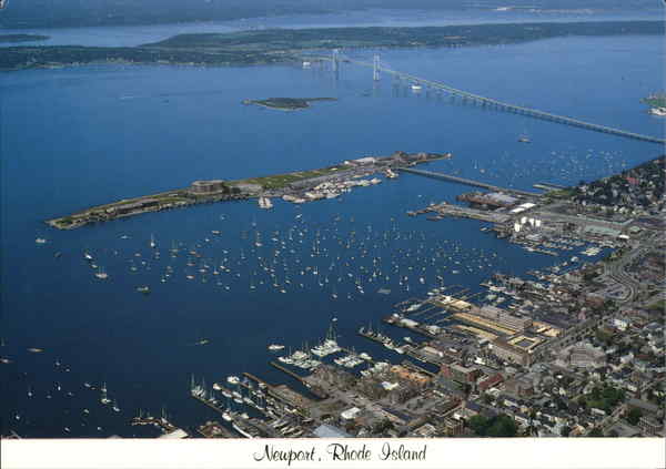 Aerial View Newport Rhode Island