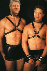 Bill Clinton and Al Gore in Leather Bondage Presidents