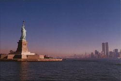 Statue of Liberty New York, NY World Trade Center Postcard Postcard Postcard