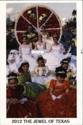 Royal Court of the 2012 Texas Citrus Fiesta Postcard