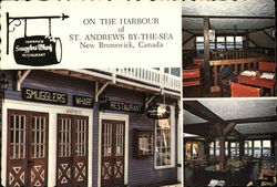 Smugglers Wharf Restaurant - On the Harbour Postcard