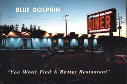 Blue Dolphin Diner Postcard