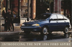 Ford 1994 Aspire Cars Postcard Postcard Postcard