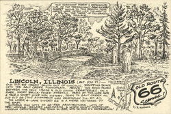Holy Cross & Old Union Cemeteries - Route 66 Postcard