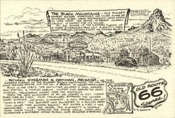 Cool Springs Camp - Route 66 Postcard