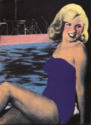 Marilyn Monroe Postcard