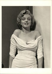 Marilyn Monroe, 1952 in Low-Cut Dress Postcard