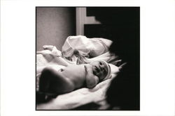 Newborn Olivia Gordon Looks at Her Father Moments After Her Delivery, 1999 Postcard