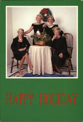 Happy Holiday - Four Women at Table - O. P. Gershwins Norcross, GA Postcard Postcard Postcard