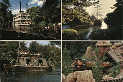 Frontierland Disney Postcard Postcard Postcard