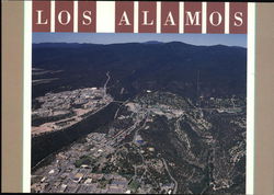 Los Alamos -Aerial View New Mexico Postcard Postcard Postcard