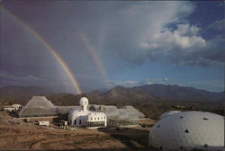 At the End of the Rainbow - Biosphere 2 Oracle, AZ Postcard Postcard Postcard