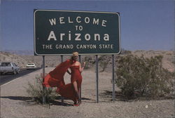 Welcome to Arizona, The Grand Canyon State Postcard Postcard Postcard