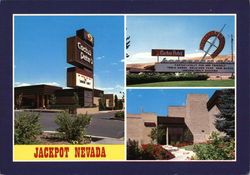 Jackpot Nevada 3 Photos Postcard