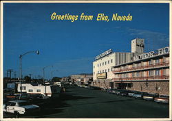 Greetings from Elko, Nevada - Street View Postcard Postcard Postcard