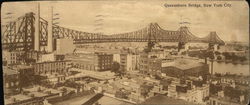 Queensboro Bridge New York City, NY Postcard Postcard Postcard