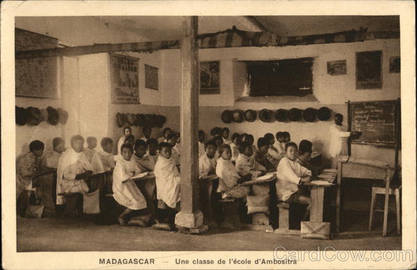 Madagascar - Una classe de l'ecole d'Ambositra Africa