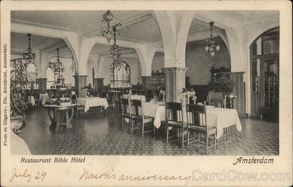 Bible Hotel - Restaurant Amsterdam Netherlands