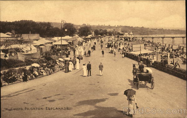 44073: Paignton: Esplanade England (UK) Devon