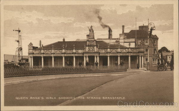 Queen Anne's Walk showing the Strand Barnstaple England
