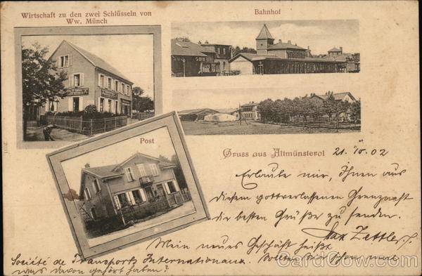 Gruss aus Alt-Münsterol Altmünster Austria