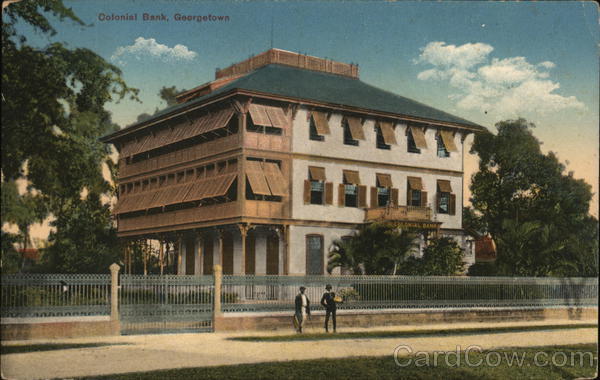 Colonial Bank  (British Guyana) Georgetown South America