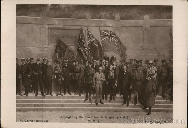 Angleterre, Pantheon de la guerre 1918 World War I