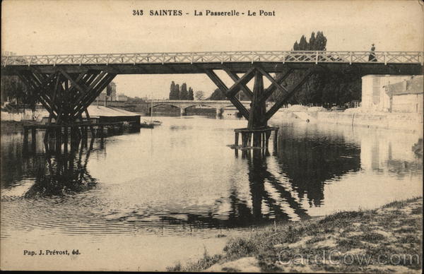 View of Bridge Saintes France